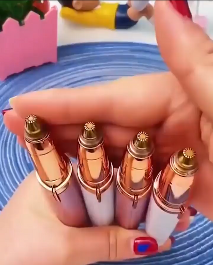 Flawless facial hair removal